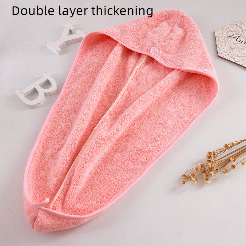 Hair Towel Water Absorption Quick Drying Double Sided