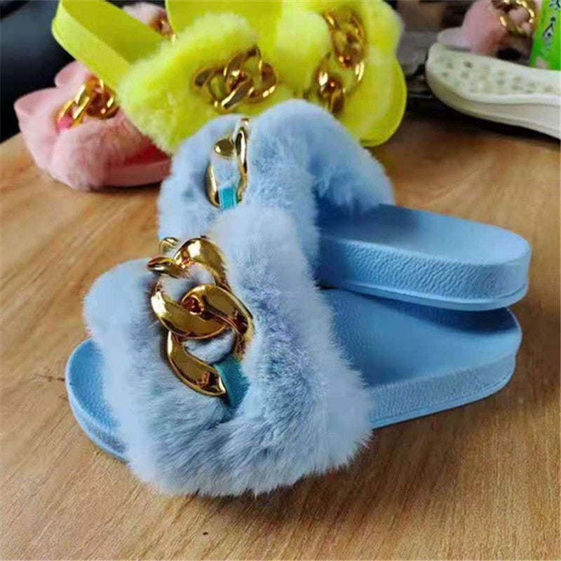 Women's Autumn Plus Size Flat Slippers