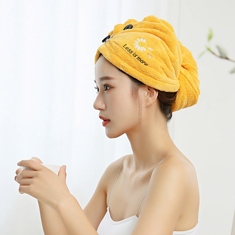 Hair Strong Water Absorption Does Not Hurt Hair Shampoo Bag Headscarf