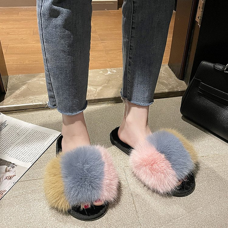 Plush Fur Slippers