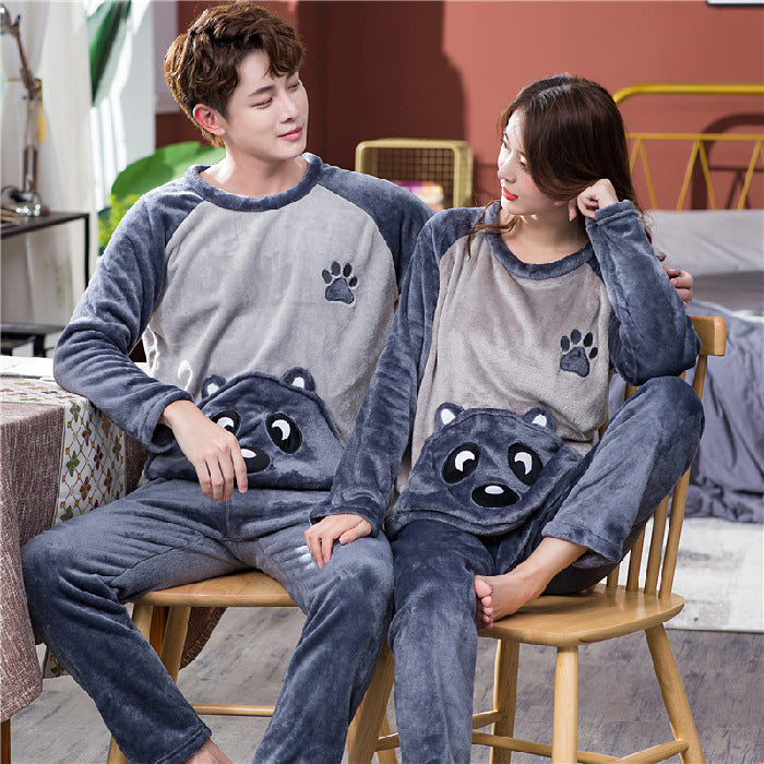 Couples Plush Nightwear