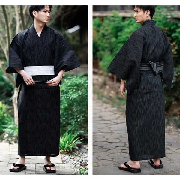 Men's Kimono Robe Bathrobe Japanese Summer Tradition